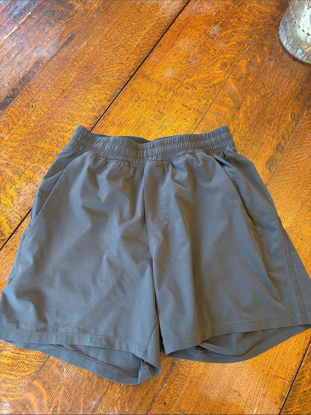 Lululemon Grey Athletic Shorts Pace Breaker Unlined Short 5"